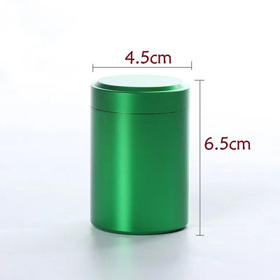 Mini Metal Tea Caddy zárt tárolótartály Hordozható utazási teásdobozok teásdobozok kávédobozok konyhai fűszercukorka tégely