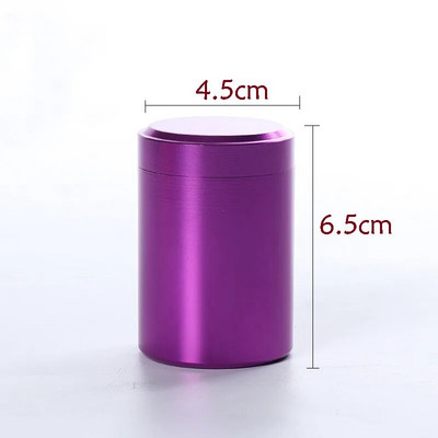 Mini Metal Tea Caddy zárt tárolótartály Hordozható utazási teásdobozok teásdobozok kávédobozok konyhai fűszercukorka tégely