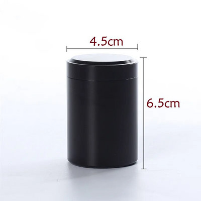 Mini Metal Tea Caddy zárt tárolótartály Hordozható utazási teásdobozok teásdobozok kávédobozok konyhai fűszercukorka tégely