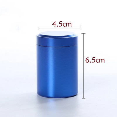 Mini Metal Tea Caddy zárt tárolótartály Hordozható utazási teásdobozok teásdobozok kávédobozok konyhai fűszercukorka tégely