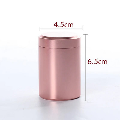 Mini Metal Tea Caddy zárt tárolótartály Hordozható utazási teásdobozok teásdobozok kávédobozok konyhai fűszercukorka tégely