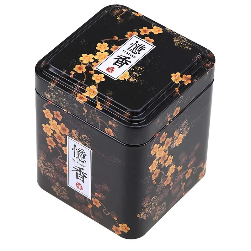 WCIC Arbatos Caddies Geležinė skardinė dėžutė saldainiams sausainiams sausainiams šokolado laikymo dėžutė Kavos skardinė dovanoms Retro kiniškiems arbatos pyragams