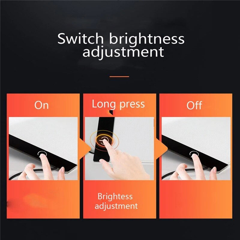 Īpaši plāns A4 LED gaismas spilventiņš Artist gaismas kastes galds, izsekošanas dēlis, dimanta krāsošanas izšūšanas rīki