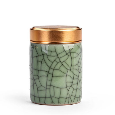 Mini kerámia tea Caddy Oolong Tieguanyin konténerek Utazó teászsákok Lezárt teásüveg kávépor Kanna Háztartási tárolótartály