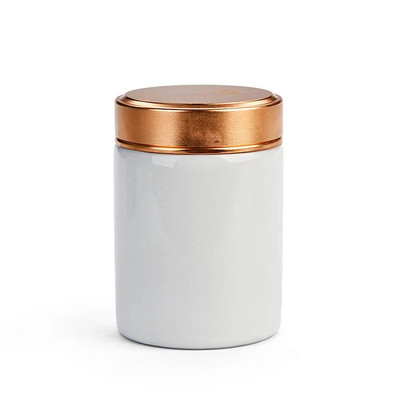 Mini kerámia tea Caddy Oolong Tieguanyin konténerek Utazó teászsákok Lezárt teásüveg kávépor Kanna Háztartási tárolótartály