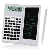 Επιστημονική αριθμομηχανή LCD 10 ψηφίων: Πτυσσόμενη, γραφική σανίδα, ηλιακή ενέργεια και ισχύς μπαταρίας - Ιδανική για μαθητές, καθηγητές και κινητήρα