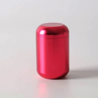 1 vnt. metalinė kapsulė Kelioninis nešiojamas arbatos sandariklis su dangteliu kavos pupelių saldainių kolekcijos laikymo bakas virtuvės saugykla