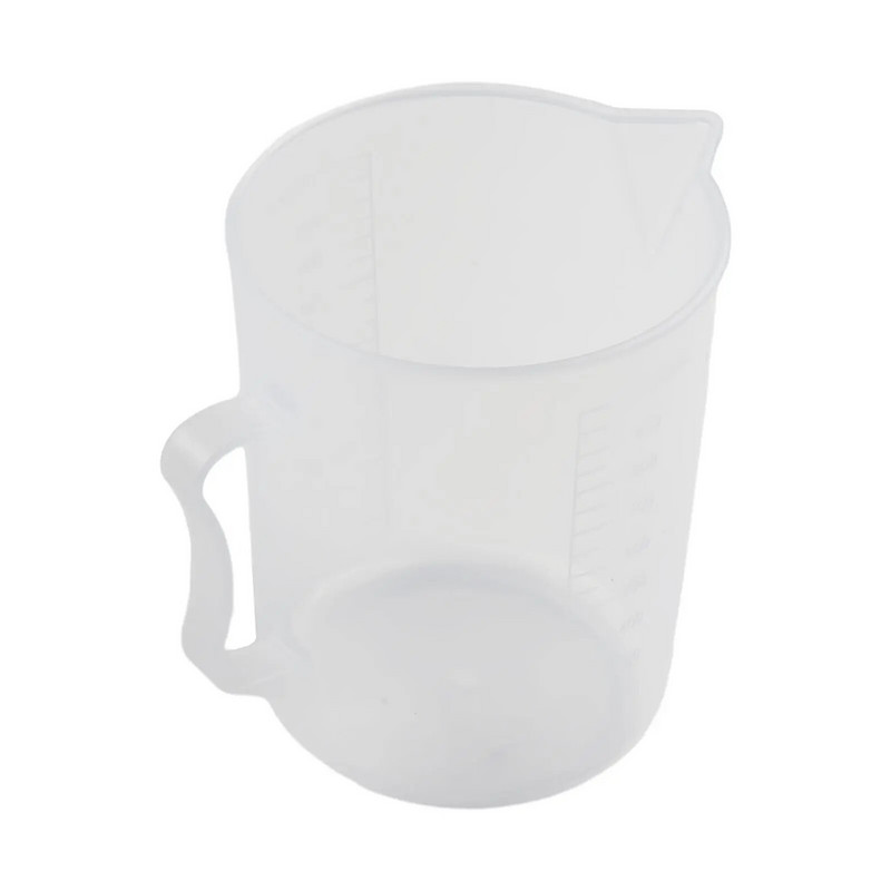 Korozijai atsparus matavimo ąsotis Virtuvės įrankiai Pienas Plastikiniai tyrimai 1000 Ml 250 Ml Chemija Kakavos kepimo aliejus