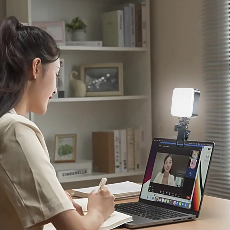 5W mini-LED-videovalgusti fotograafia 6000K täidilambi hämardatav adapter DSLR-kaamera jaoks