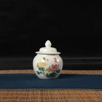 Keraminės mažos arbatos skardinės Virtuvės prieskoniai Sandėliavimo stiklainiai Saldainių ir džiovintų vaisių laikymo stiklainiai Stalinio stalo papuošimai Išskirtinės dovanos