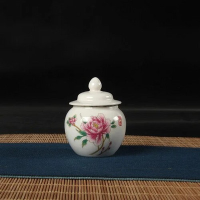 Keraminės mažos arbatos skardinės Virtuvės prieskoniai Sandėliavimo stiklainiai Saldainių ir džiovintų vaisių laikymo stiklainiai Stalinio stalo papuošimai Išskirtinės dovanos