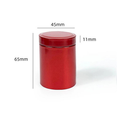 3 spalvų pasirinkimas Nešiojamam kvapui nepralaidžiam metaliniam žolelių konteineriui arbatos talpyklai