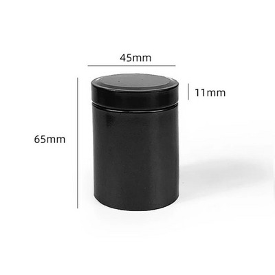 3 spalvų pasirinkimas Nešiojamam kvapui nepralaidžiam metaliniam žolelių konteineriui arbatos talpyklai