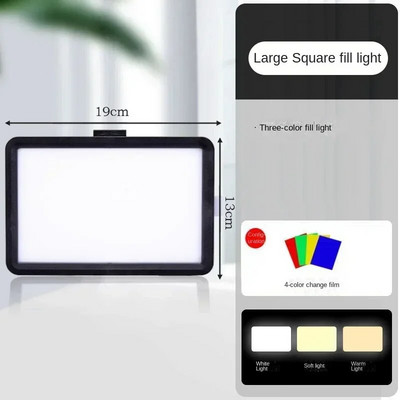 LED vaizdo šviesos fotografijos apšvietimas asmenukės pritemdomas skydelio apšvietimas nuotraukų studija Tiesioginė transliacija užpildymo lempa 4 spalvų 6/8 colių apšvietimas