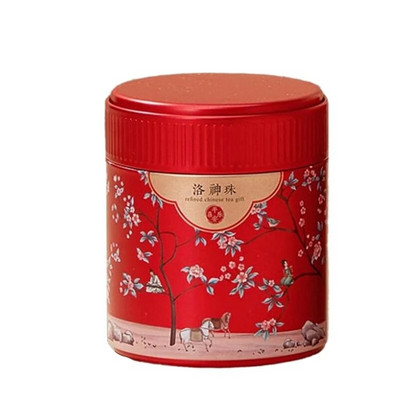 Metalinis saldainių skardinės Vintage arbatos indelis su dangteliu kiniško stiliaus arbatos dėžutės laikikliu