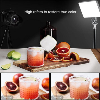 Νέα 16W RGB Video Light Full Color Panel Light 3200-9500K CRI 95+ Photo Studio Lamp για φωτογραφικές μηχανές Canon Nikon Samsung Olympus SLR