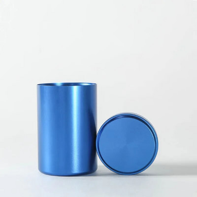 Nešiojami aliuminio lydinio arbatos „Caddy Tieguanyin“ sandarūs laikymo rezervuarai kelioniniai arbatos dėžutės arbatos skardinės talpyklos Kavos kanistras prieskonių stiklainis