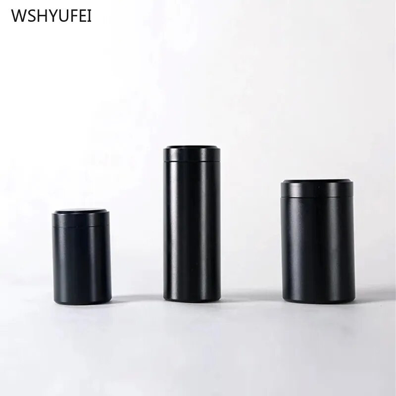 Nešiojami aliuminio lydinio arbatos „Caddy Tieguanyin“ sandarūs laikymo rezervuarai kelioniniai arbatos dėžutės arbatos skardinės talpyklos Kavos kanistras prieskonių stiklainis