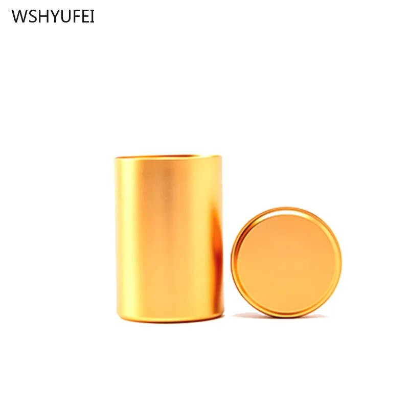 Nešiojami aliuminio lydinio arbatos „Caddy Tieguanyin“ sandarūs laikymo rezervuarai kelioniniai arbatos dėžutės arbatos skardinės talpyklos Kavos kanistras prieskonių stiklainis