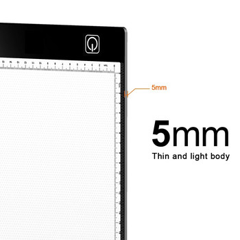 KARTOMAN A5 A4 LED таблет за рисуване Цифрова графична подложка USB Light Box Копирна дъска Електронно изкуство Графична живопис Маса за писане