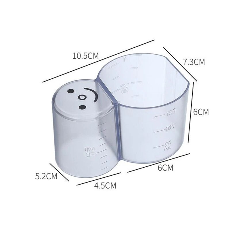 Virtuvinis ryžių puodelis Buitinis du viename daugiafunkcinis grūdų matavimo puodelis grūdų matavimo puodelis ryžių šaukštas