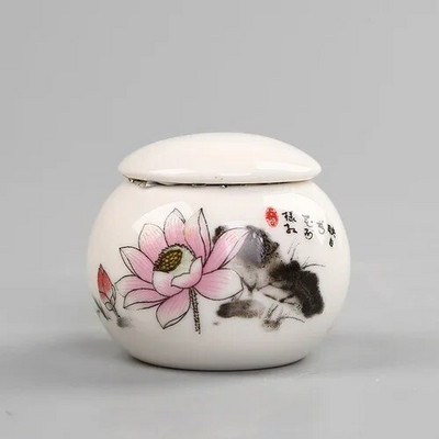 1 vnt Antikvarinis baltas kelioninis nešiojamas arbatos sandariklis su dangteliu kavos pupelių saldainių sausainių surinkimo bakas, virtuvės reikmenys