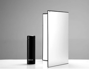 3 In1 многофункционален фотографски сгъваем картонен рефлектор бял черен сребърен светлоотразителен аксесоар за абсорбиране на светлина