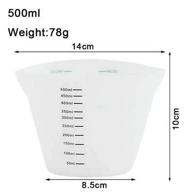 „Pasidaryk pats“ pyragas, epoksidinės dervos papuošalai, virtuvės kepimo įrankiai, silikoninis matavimo puodelis su skaidrios skalės, patvarios, nepridegančios