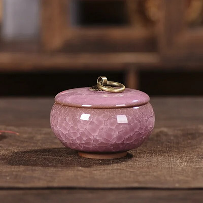 Creative Crack Keraminės arbatos skardinė Nešiojami Kelioniniai Mini Butelis Maži Daiktai Papuošalų Sandėliavimo Talpykla Namų Stalo apdaila