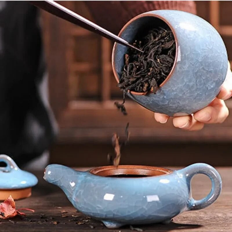 Creative Crack Keraminės arbatos skardinė Nešiojami Kelioniniai Mini Butelis Maži Daiktai Papuošalų Sandėliavimo Talpykla Namų Stalo apdaila