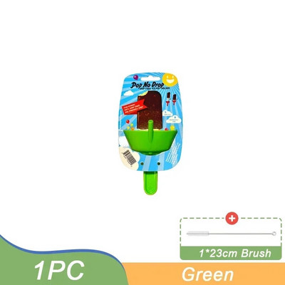 Naujas, atsparus lašėjimui aguonėlių stovas, nesuvartojamas ledų laikiklis, netvarkingas šaldytų skanėstų laikiklis su šiaudeliais vaikams skirtų ledų