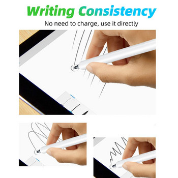 Στυλό 2 σε 1 για tablet Smartphone Σχέδιο Capacitive Pencil Universal Android Mobile Screen Touch Pen για iPad mini 1 2 3