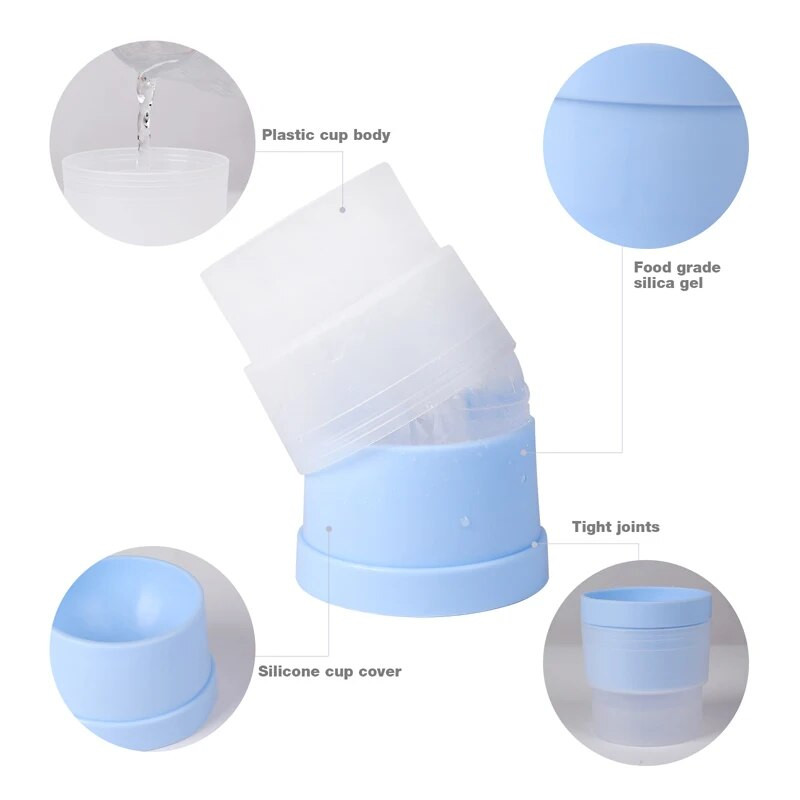 Silikoninis ledo kubelių gaminimo aparatas, didelis rutulio formos pelėsis Maisto klasės apvalus padėklas Baras Šaunūs dalykėliai Nauji virtuvės priedai formų gamyba