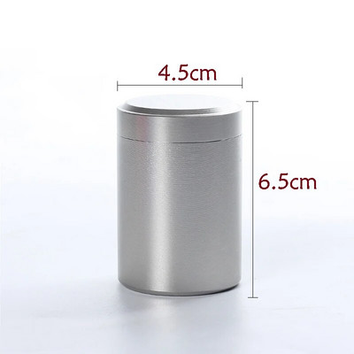 Sticlă de depozitare din oțel inoxidabil cu sigiliu de ceai portabil de călătorie din metal, cu capac, rezervor de depozitare pentru colecția de biscuiți pentru boabe de cafea