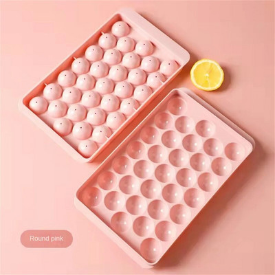 Ice Boll PP kalup Smrznuta kuglica viskija Popsicle Kutija za pladanj za hokej na ledu DIY Preša za hranu s poklopcima Alati Kuhinjski dodaci