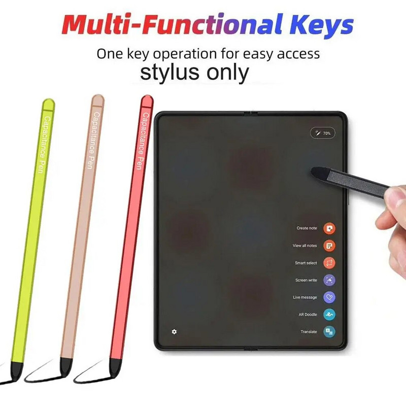Samsung Galaxy Z Fold 5 Stylus Magnetic S pliiatsi ekraaniga kirjutuspliiats Mahtuvuslik pliiats, mis sobib Samsung Galaxy Z Fold5 F R7X8 jaoks
