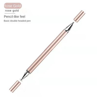 2 viename rašiklio rašiklis, skirtas mobiliojo telefono planšetiniam kompiuteriui, talpinis jutiklinis pieštukas, skirtas iPhone, Samsung universalus Android telefono piešimo ekrano pieštukas