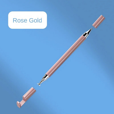 2 viename rašiklio rašiklis, skirtas mobiliojo telefono planšetiniam kompiuteriui, talpinis jutiklinis pieštukas, skirtas iPhone, Samsung universalus Android telefono piešimo ekrano pieštukas