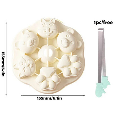 3D silikónová forma na ľad v tvare medvedíka, forma na ľad, Silian, bloková forma na ľad, krabica na zmrzlinu, DIY káva, mlieko, džús