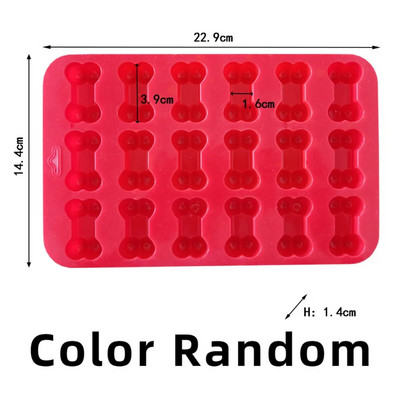 Cat Paw Σοκολατένια φόρμα σιλικόνης από ίχνος σκύλου Καραμέλα Ζελέ με κόκκαλο για κατοικίδια σνακ μπισκότο σετ ψησίματος Κέικ Διακόσμηση σαπουνιού Κερί Φόρμα για πάγο