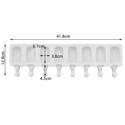 3D DIY Magnum silikoonvorm Käsitsi valmistatud silikoonist jäätisevorm paprikavaht magustoit sügavkülmik mahl jääkuubikualus vormi jäämasin