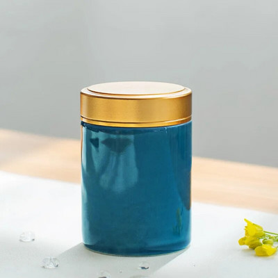 Japanska keramika u boji Tea Caddy Tieguanyin kanister Mini prijenosna putna vrećica čaja Zatvorena staklenka čaja Kuhinjski spremnik za pohranu začina
