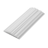 50 τεμ/σετ 15 εκ. Μπαστούνια γλειφιτζούρι απόρριψης για καραμέλες Μη τοξικά φαγητά πλαστικά κορόιδα ραβδιά για σοκολατένιο κέικ