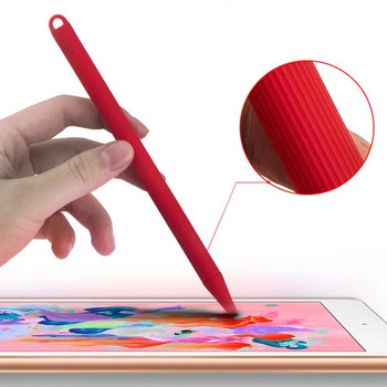 Калъф от 2-ро поколение Капачка Накрайник Капак Мек силикон за Apple Pencil Holder Tablet Touch Pen Stylus Pouch Sleeve Аксесоари за телефони