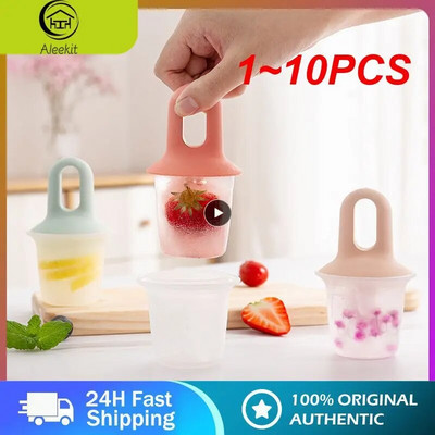1~10 БР. Мини сладолед Ice Pops Форма за млечен шейк Преносима форма за хранителни продукти за сладолед Деца Бебешка домашна хранителна добавка