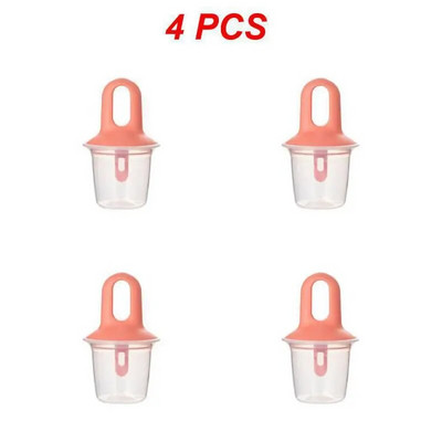1~10 ΤΕΜ. Mini Ice Cream Ice Pops Milkshake Mold Φορητή φόρμα φαγητού βαθμού Popsicle Παιδικά Σπιτικό συμπλήρωμα διατροφής για μωρά