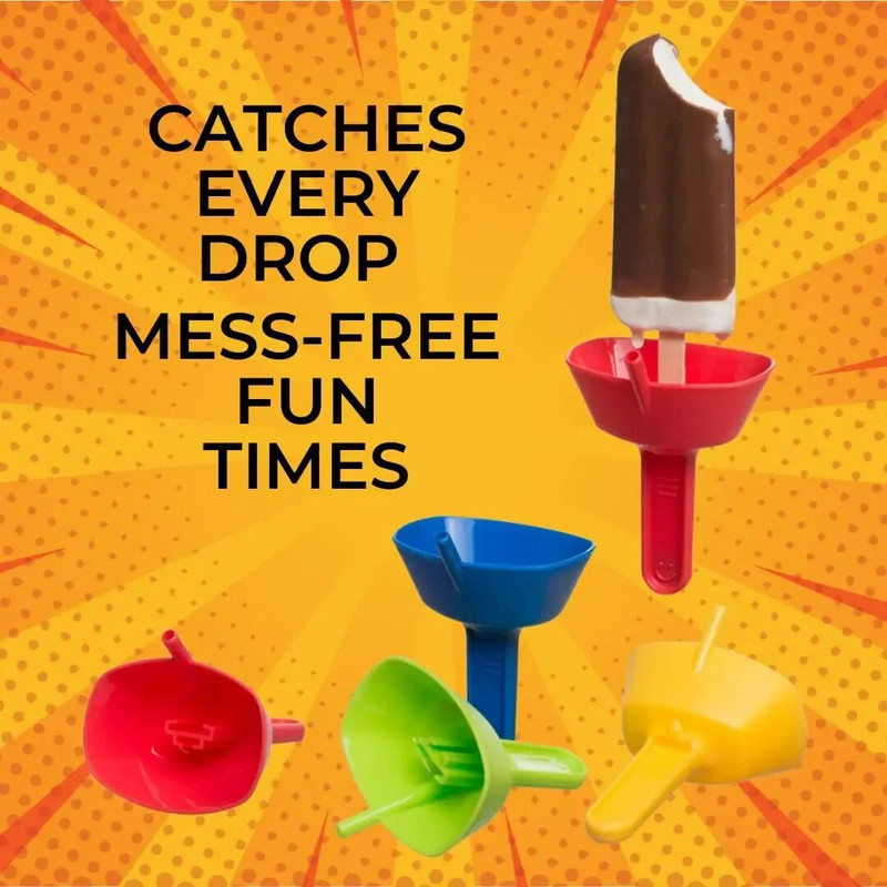 Atsparus lašėjimui aguonėlių laikiklis be ledo laikiklis nuo nešvarumų, nemokami šaldyti skanėstų laikiklis aguonų laikiklis su šiaudeliais vaikams skirtų ledų