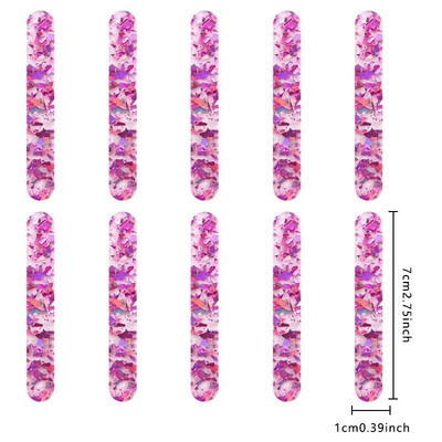 10 buc. Bețișoare de paiete pentru înghețată acrilice de calitate alimentară Accesorii pentru palete de casă de vară, reutilizabile, creativă, model de bucătărie.