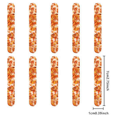 10 buc. Bețișoare de paiete pentru înghețată acrilice de calitate alimentară Accesorii pentru palete de casă de vară, reutilizabile, creativă, model de bucătărie.