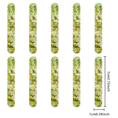 10 buc. Bețișoare de paiete pentru înghețată acrilice de calitate alimentară Accesorii pentru palete de casă de vară, reutilizabile, creativă, model de bucătărie.